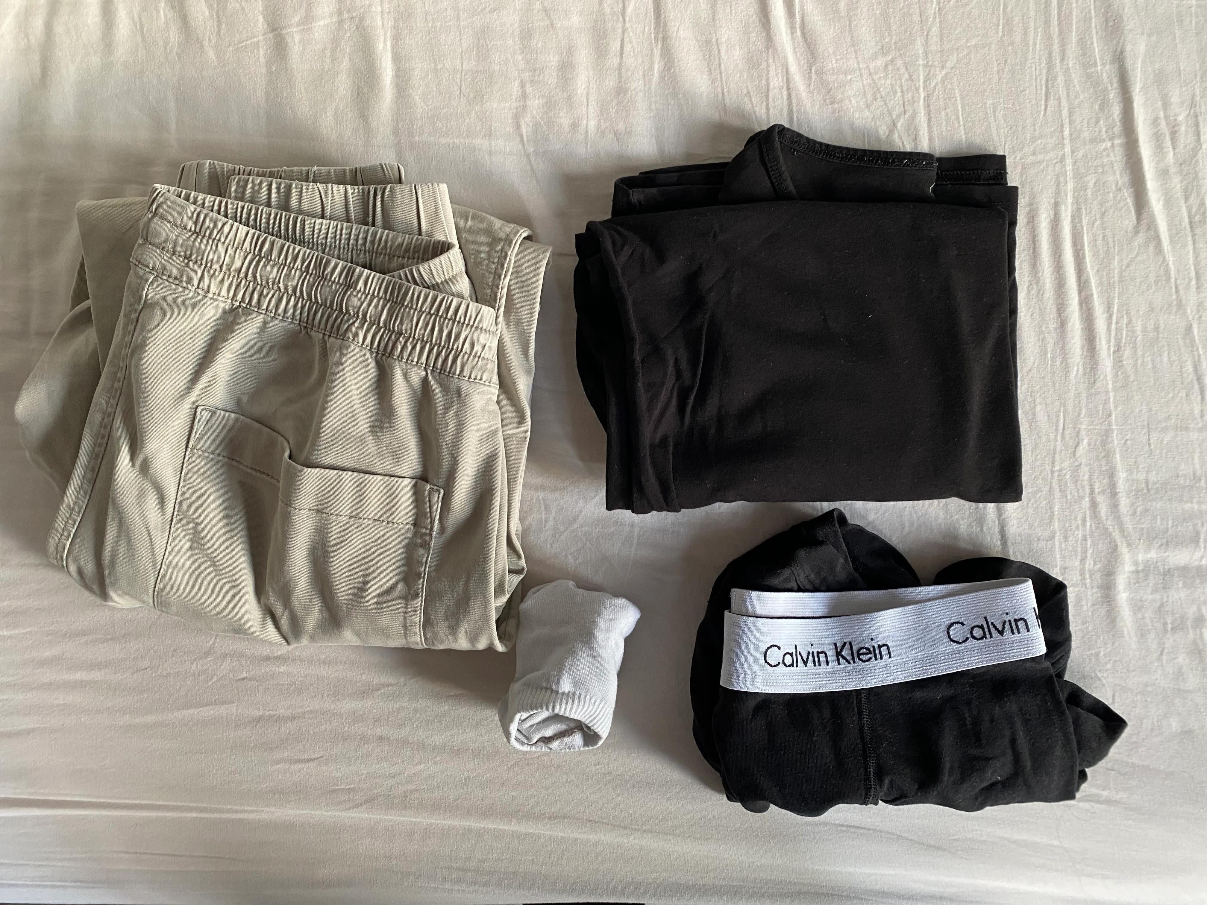 Clothes I wear on the flight